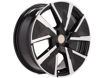 Jantes Look Peugeot 208 Full Spoke 16x6.5 4X108 ET 32 65.1 (Preto Polido)