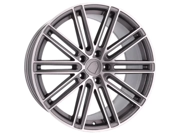 Jantes Look Porsche Panamera Turbo S 20x8.5 5X130 ET 50 71.6 (Cinza Polido)