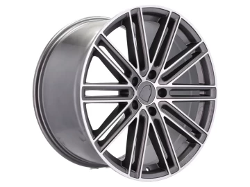 Jantes Look Porsche Panamera Turbo S 20x8.5 5X130 ET 50 71.6 (Cinza Polido)