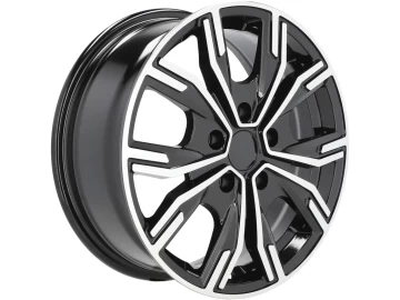 Jantes Look Renault Clio IV 16x6.5 5X114.3 ET 45 66.1 (Preto Polido)