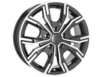 Jantes Look Renault Clio IV 16x6.5 5X130 ET 56 89.1 (Preto Polido)