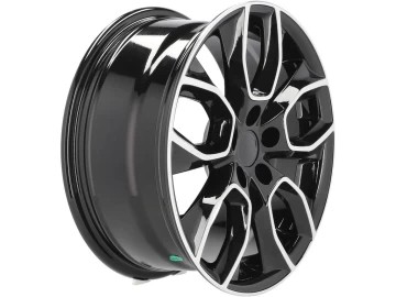 Jantes Look Skoda Fabia 16x7 5X100 ET 45 57.1 (Preto Polido)