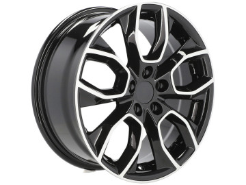 Jantes Look Skoda Fabia 16x7 5X100 ET 45 57.1 (Preto Polido)