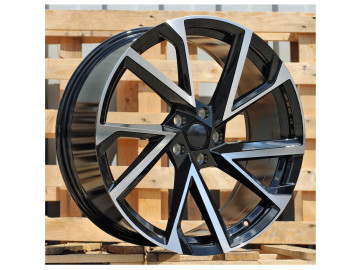 Jantes Look Skoda Vega 16x6.5 5X112 ET 40 57.1 (Preto Polidos)