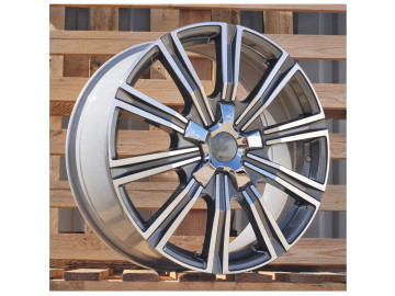 Jantes Look Toyota 20x8.5 5X150 ET 60 110.1 (Cinza Polido)