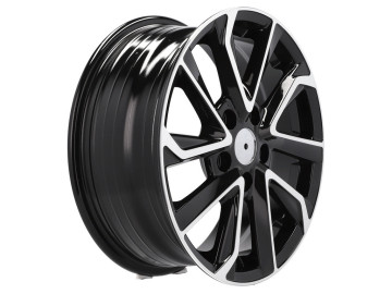 Jantes Look Toyota Avensis 15x6.5 5X114.3 ET 40 60.1 (Preto Polido)