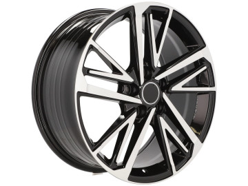 Jantes Look Toyota Camry 17x7 5X100 ET 50 54.1 (Preto Polido)