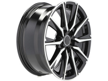 Jantes Look Toyota Corolla 17x7.5 5X114.3 ET 40 60.1 (Preto Polido)