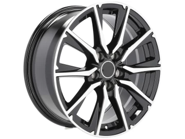 Jantes Look Toyota Corolla 17x7.5 5X114.3 ET 40 60.1 (Preto Polido)