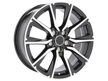 Jantes Look Toyota Corolla 17x7.5 5X114.3 ET 40 60.1 (Preto Polido)