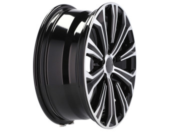 Jantes Look Toyota Corolla Altis 17x7.5 5X100 ET 40 54.1 (Preto Polido)