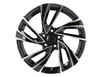 Jantes Look Volkswagen Golf 7 Gti 17x7.5 5X112 ET 51 57.1 (Preto Polido)