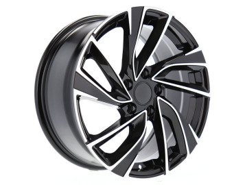 Jantes Look Volkswagen Golf 7 Gti 17x7.5 5X112 ET 51 57.1 (Preto Polido)
