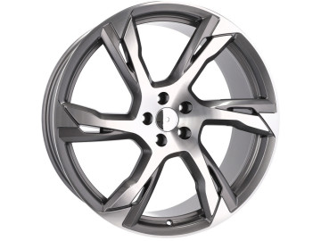 Jantes Look Volvo XC90 22x9 5X108 ET 45 67.1 (Cinza Polido Metade Matte)