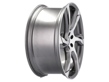 Jantes Look Volvo XC90 22x9 5X108 ET 45 67.1 (Cinza Polido Metade Matte)