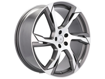 Jantes Look Volvo XC90 22x9 5X108 ET 45 67.1 (Cinza Polido Metade Matte)
