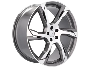 Jantes Look Volvo XC90 22x9 5X108 ET 45 67.1 (Cinza Polido Metade Matte)
