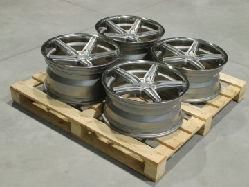 Set Of Cvr9 19X8,5 Et30 19X9,5 Et33 5X112 Brushed Titanium