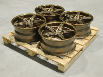 Set Of Cvr9 20X9 Et30 Et35 5X120 Gloss Bronze