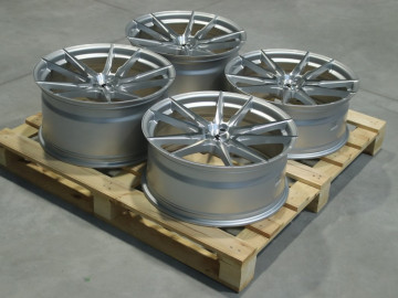 Set Of Jr21 20X8,5 Et35 20X10 Et40 5X120 Silver Machined Face