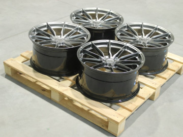 Set Of Jr37 19X9,5 Et45 5X112 Hyper Black