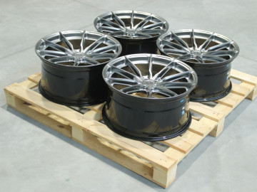 Set Of Jr37 19X9,5 Et45 5X112 Hyper Black