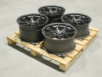 Set Of Sl01 19X9 Et32 19X10,5 Et38 5X114,3 Matt Gun Metal