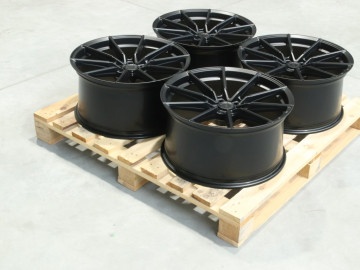 Set Of Sl02 20X10 Et30 5X112 Matt Black