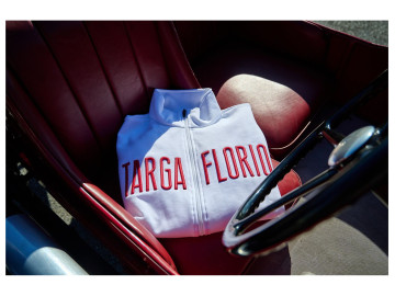 Sweatshirt com fecho completo Targa Florio