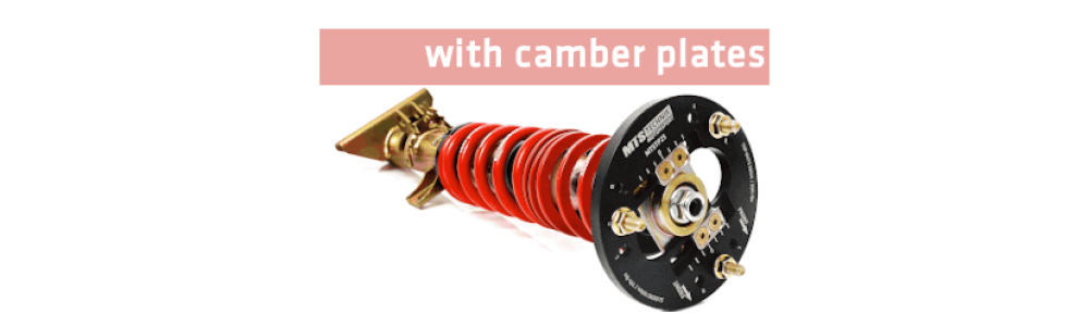 Com placas de cambagem