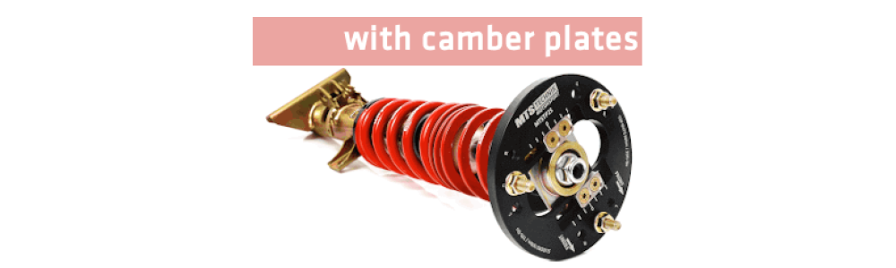 Com placas de cambagem