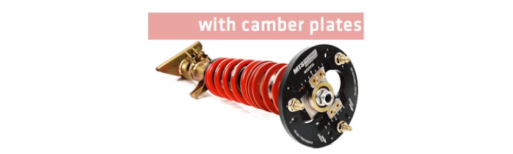 Com placas de cambagem