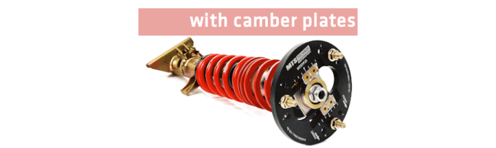 Com placas de cambagem