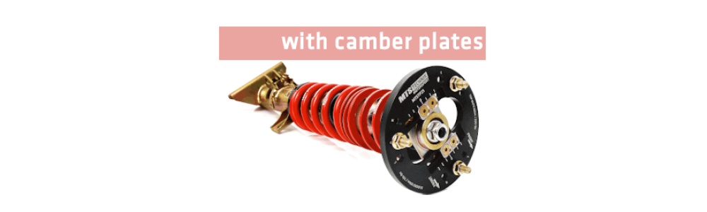 Com placas de cambagem