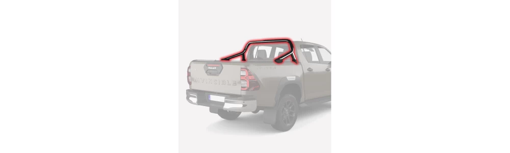 Hilux Revo 2016+ com OEM Roll bar