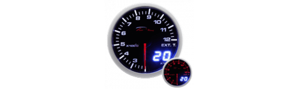 Manómetro DEPO Série Dual view 52mm