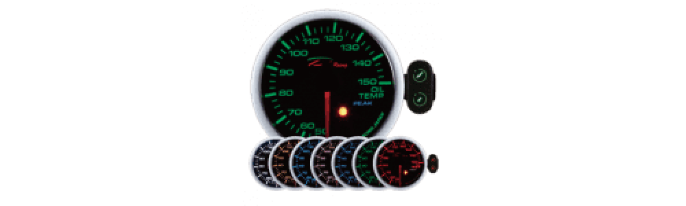 Manómetro DEPO Série PK 52mm, 7 cores