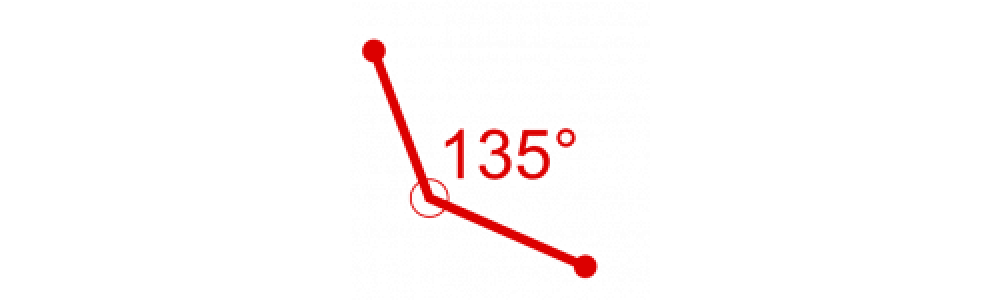 Tubo de Alumínio 135º