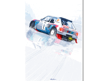 205 T16 EVO 1 | ARTPRINT