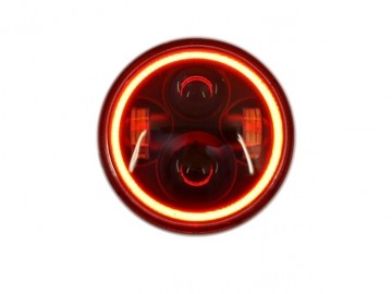 5.75 Inch Motorcycle CREE LED Headlight Angel Eye Halo DRL 