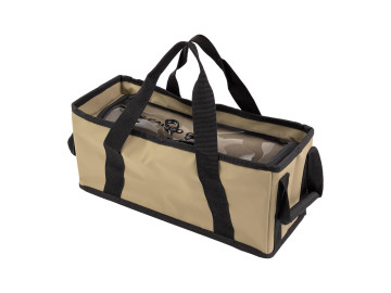 ARB - Organizador médio 60x20x18cm com tampa transparente em PVC