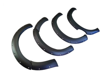 Abas ABS XXL +45 mm D-Max 2020+ (6 peças – preto).