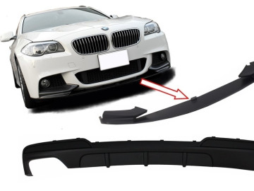 Air Diffuser and Front Bumper Spoiler Lip Package suitable for BMW F10 F11 5 Series (2011-2017) M-Performance Design