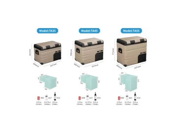 Alpicool TA35- Arca congelador de acampamento duplo 35L