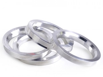 Aluminum Set Of 4 X Hub Rings 74,1-65,1