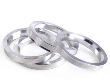 Aluminum Set Of 4 X Hub Rings 74,1-72,6