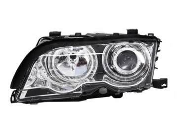Angel Eyes Headlights suitable for BMW 3 Series E46 Coupe/Cabrio (1998-2003) Chrome Edition