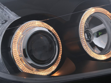 Angel Eyes Headlights suitable for Opel Vectra C Signum Facelift (09.2005-2008) Black