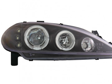 Angel Eyes Headlights suitable for Renault Megane (3.1999-10.2002) Black
