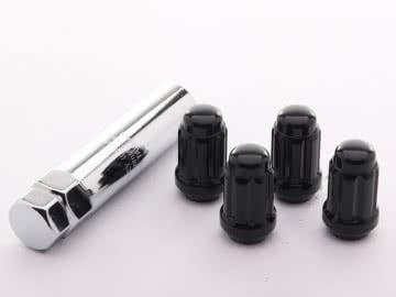 Anti-Theft Lug Nuts Jr Atn1 - 12X1,5 Black.